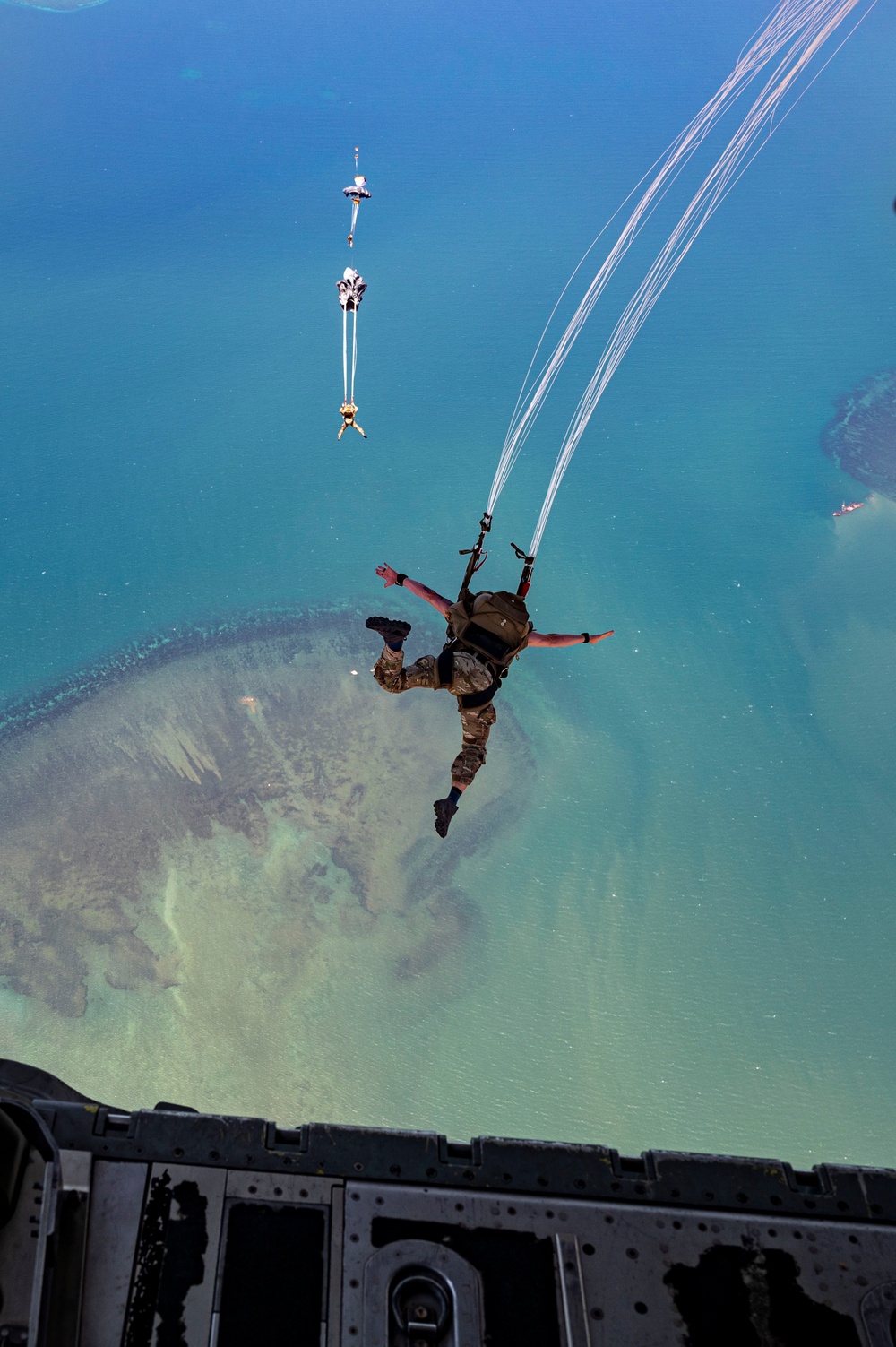 81st ERQS conduct static line jump training