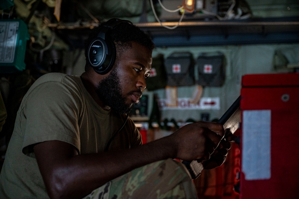 81st ERQS conduct static line jump training