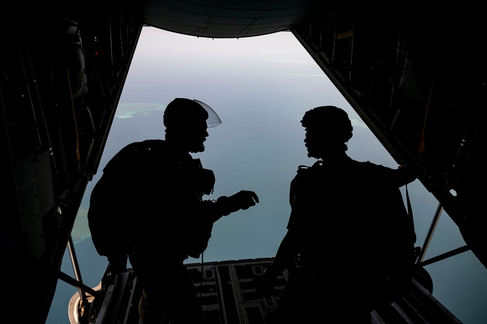 81st ERQS conduct static line jump training
