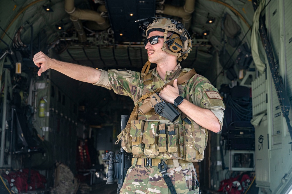 81st ERQS conduct static line jump training