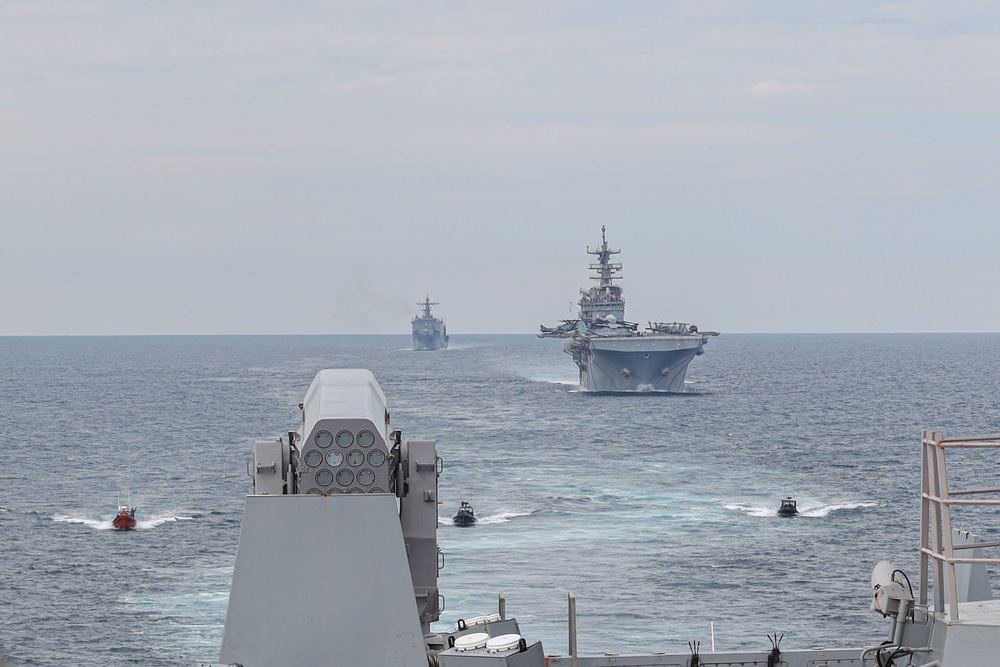 Elements of the 26th MEU conduct Strait Transit