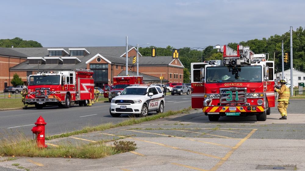 Marine Corps Base Quantico and Prince William County conduct a full-scale exercise on Quantico