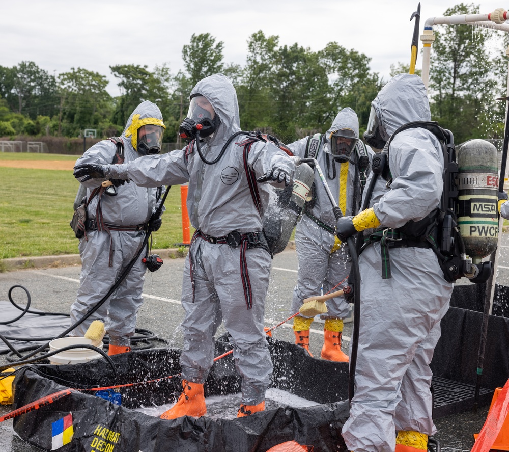 Marine Corps Base Quantico and Prince William County conduct a full-scale exercise on Quantico