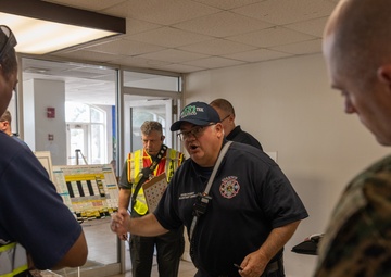Marine Corps Base Quantico and Prince William County conduct a full-scale exercise on Quantico