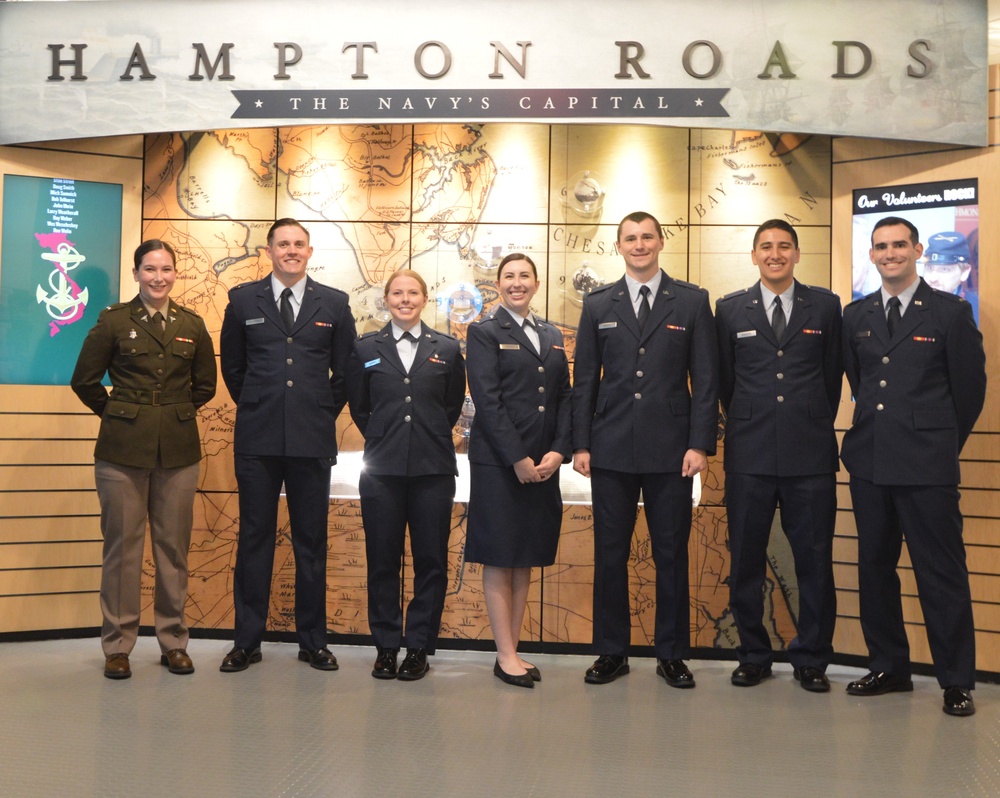 EVMS Photo opportunity at the Hampton Roads Naval Museum