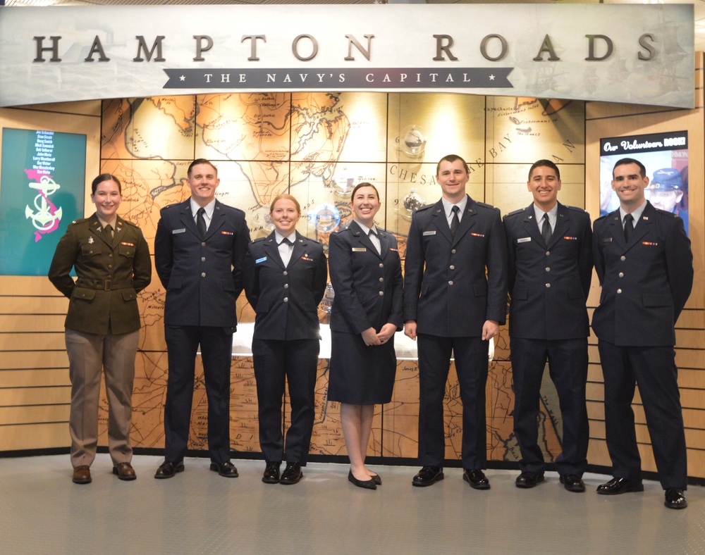 EVMS Photo opportunity at the Hampton Roads Naval Museum