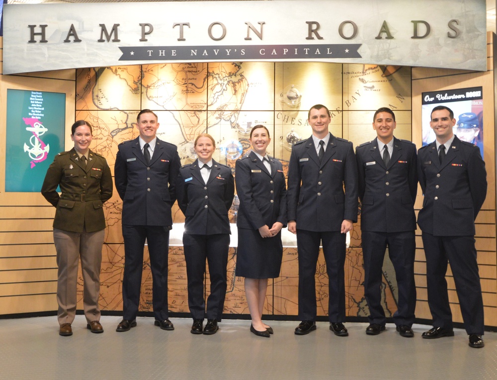 EVMS Photo opportunity at the Hampton Roads Naval Museum