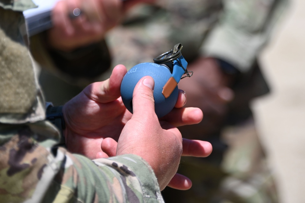 FORT DIX-RANGE 03A 1st Battalion, 175th Infantry hand grenade practice. May 25th, 2023