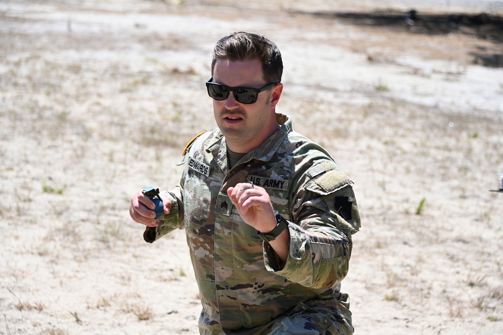 FORT DIX-RANGE 03A 1st Battalion, 175th Infantry hand grenade practice. May 25th, 2023