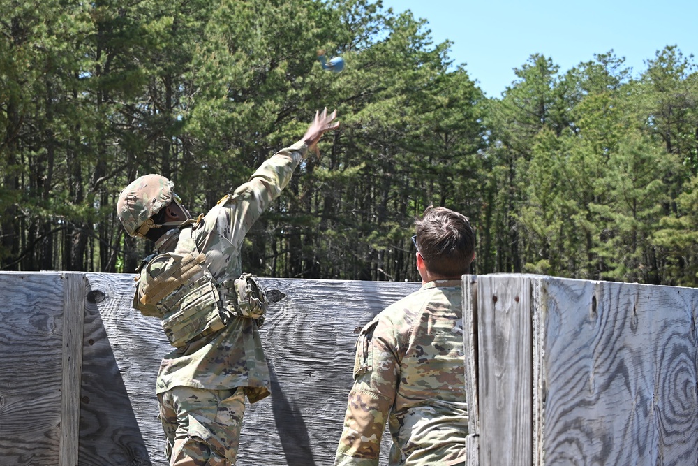 FORT DIX-RANGE 03A 1st Battalion, 175th Infantry hand grenade practice. May 25th, 2023