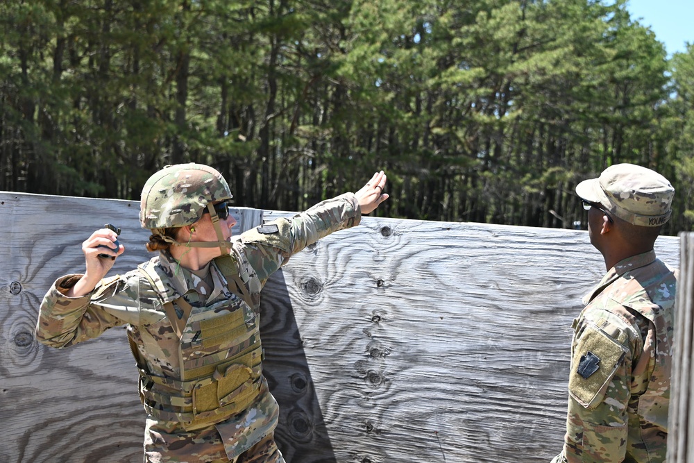 FORT DIX-RANGE 03A 1st Battalion, 175th Infantry hand grenade practice. May 25th, 2023