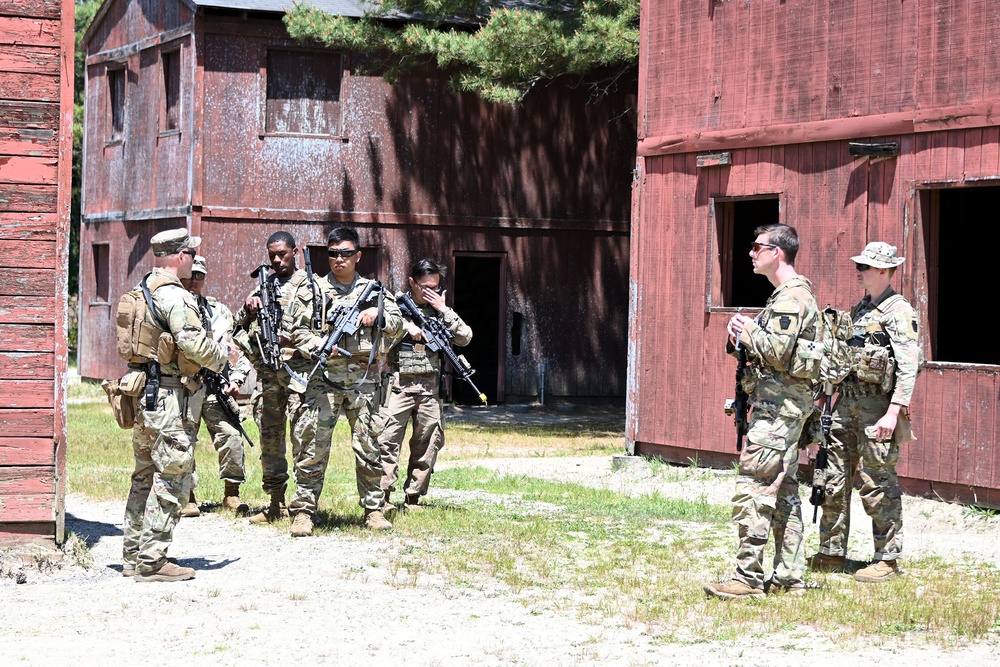 FORT DIX-RANGE 12 1st Battalion, 175th Infantry conduct MOUT/FIBUA training. May 25th, 2023