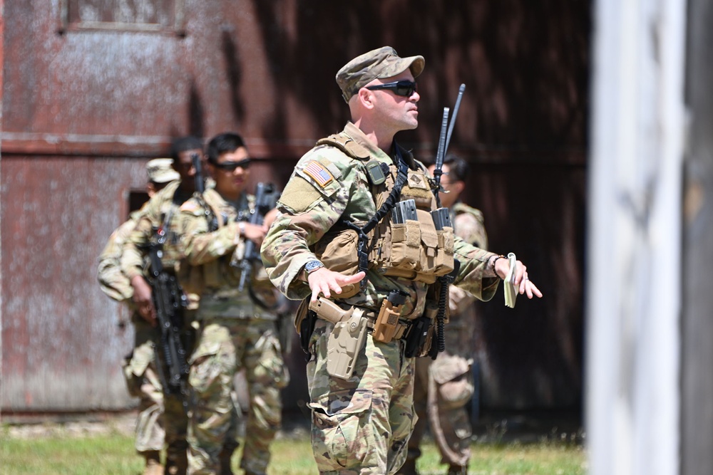 FORT DIX-RANGE 12 1st Battalion, 175th Infantry conduct MOUT/FIBUA training. May 25th, 2023