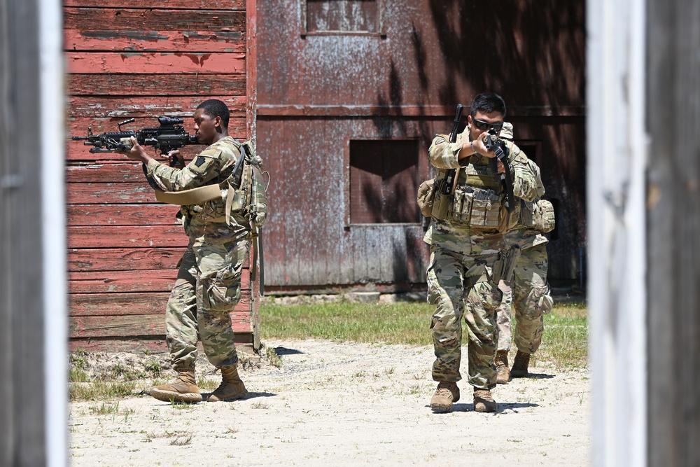 FORT DIX-RANGE 12 1st Battalion, 175th Infantry conduct MOUT/FIBUA training. May 25th, 2023