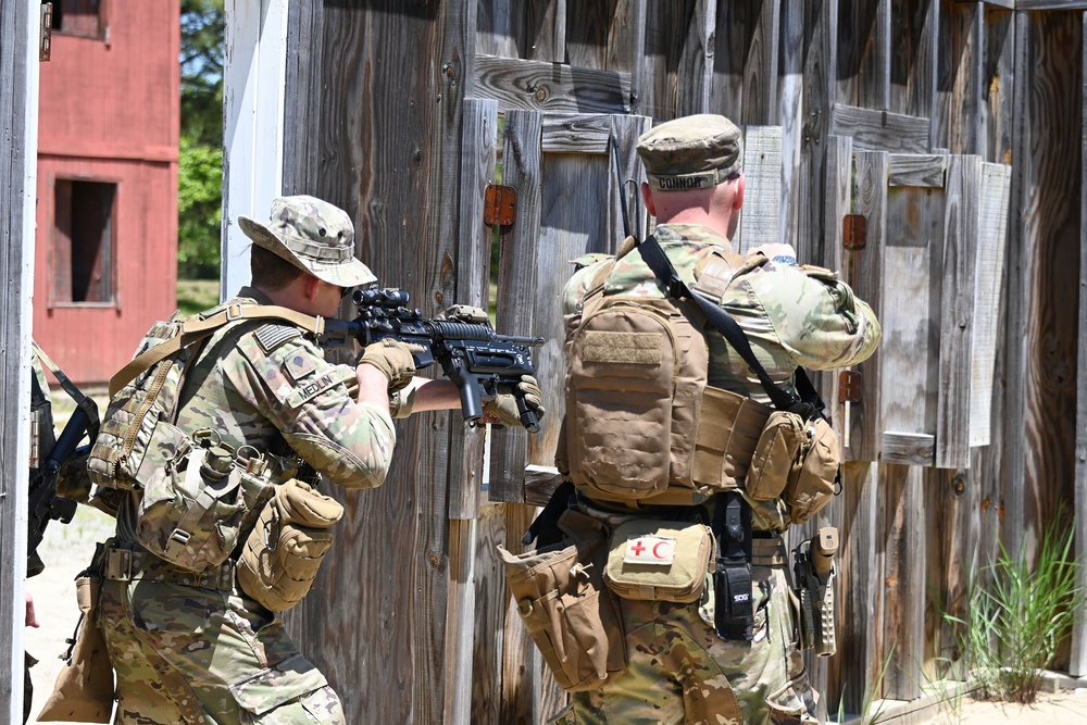 FORT DIX-RANGE 12 1st Battalion, 175th Infantry conduct MOUT/FIBUA training. May 25th, 2023