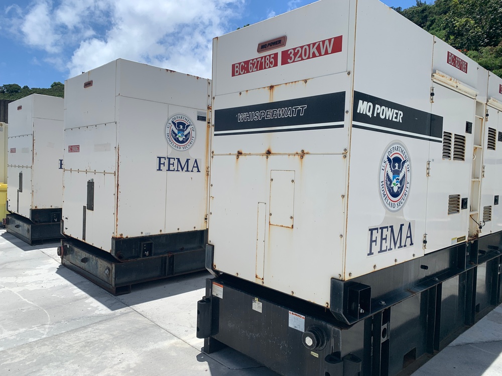 FEMA Staff Prepare Generators