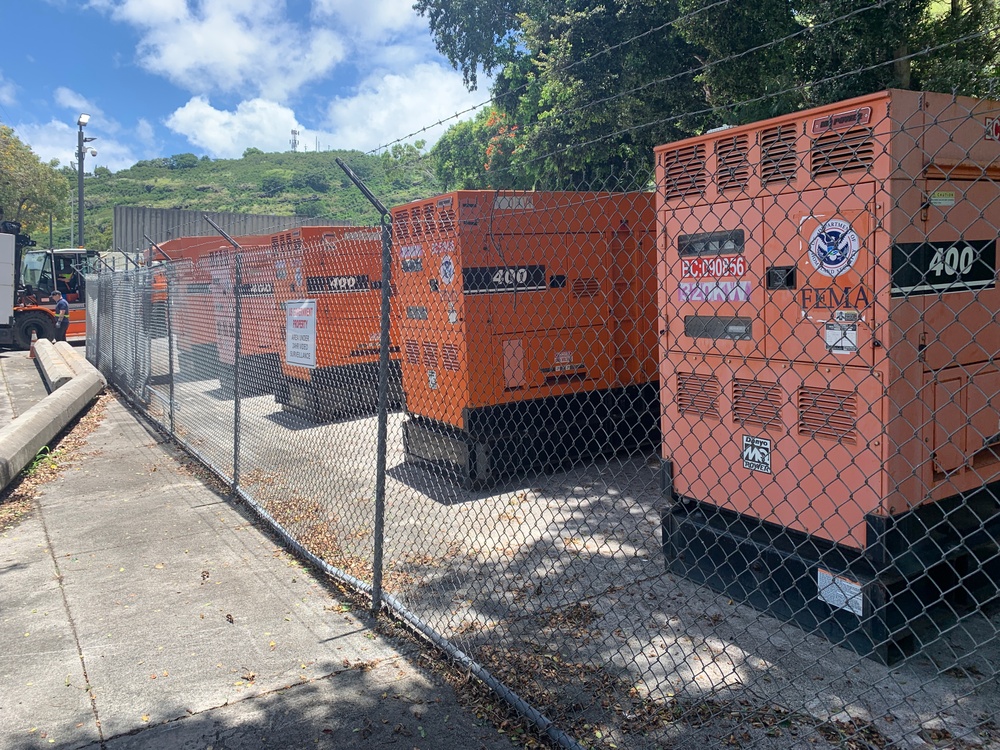 FEMA Staff Prepare Generators