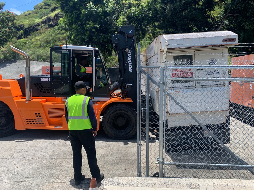 FEMA Staff Prepare Generators