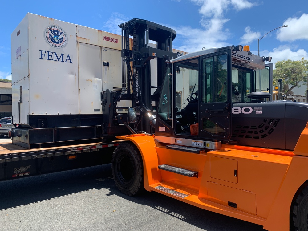 FEMA Staff Prepare Generators