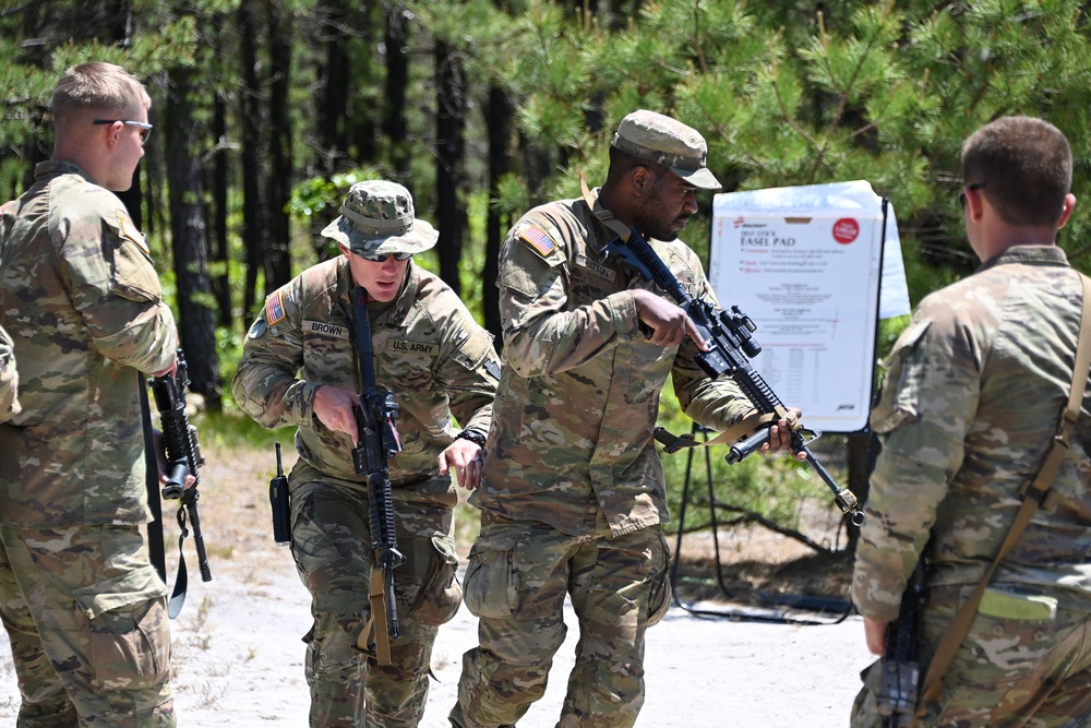 FORT DIX-RANGE 59A 1st Battalion, 175th Infantry training at the shoot house and surrounding area. May 25th, 2023