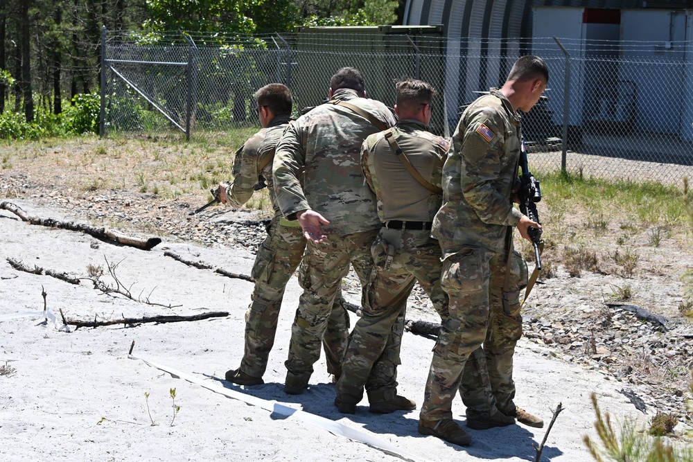 FORT DIX-RANGE 59A 1st Battalion, 175th Infantry training at the shoot house and surrounding area. May 25th, 2023