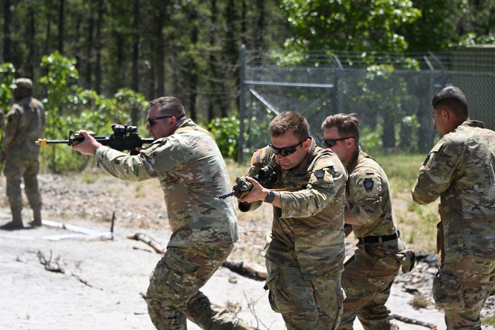 FORT DIX-RANGE 59A 1st Battalion, 175th Infantry training at the shoot house and surrounding area. May 25th, 2023