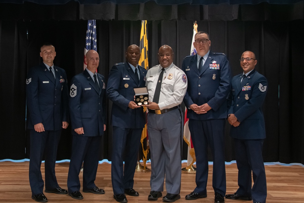 Prince George's County Police Department honors Joint Base Andrews for Military Appreciation Month