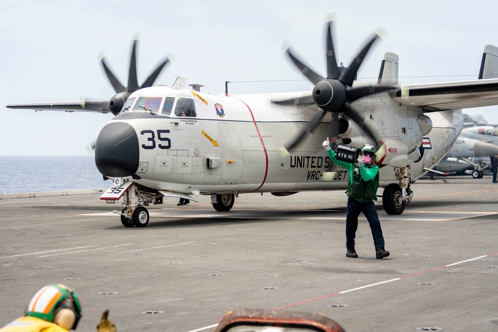 USS Ronald Reagan (CVN 76) conducts flight operations