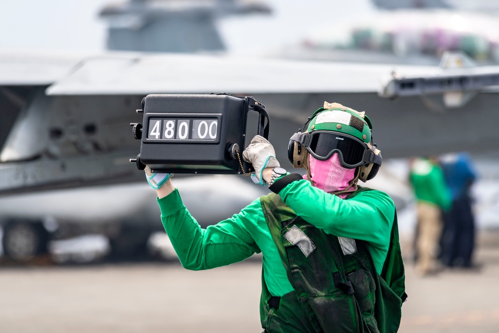 USS Ronald Reagan (CVN 76) conducts flight operations