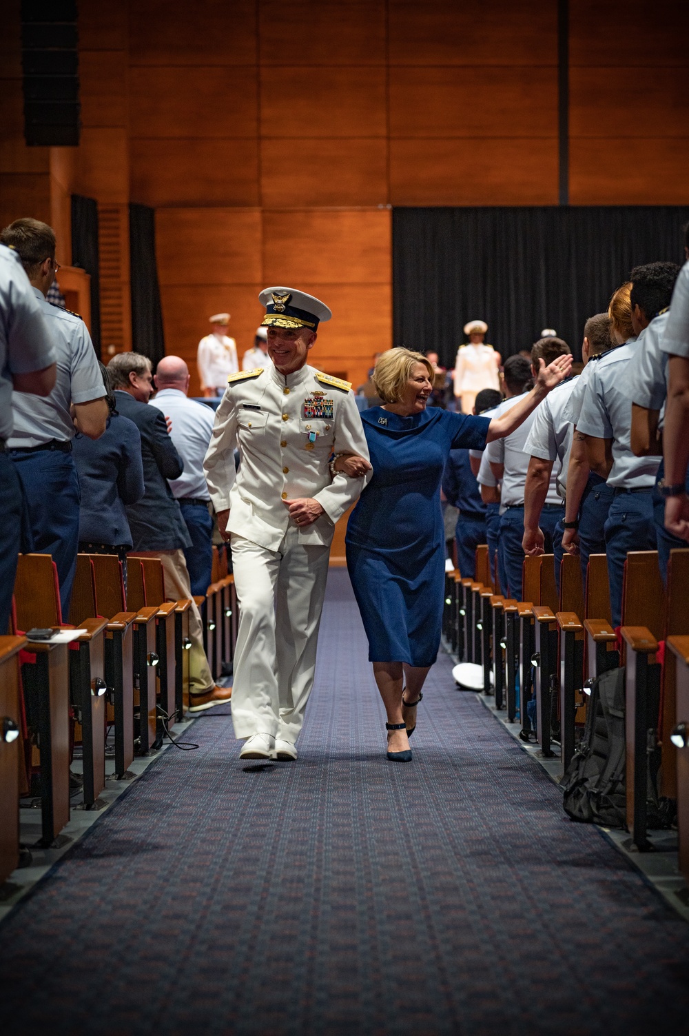 U.S. Coast Guard Academy conducts change of command ceremony