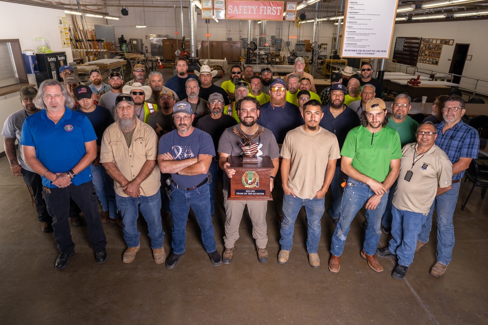 502d Civil Engineering Squadron Structures shop wins 1st quarter Team Award