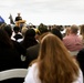 I MEF commanding general gives ceremonial remarks during NROTC San Diego commissioning ceremony