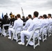 I MEF commanding general gives ceremonial remarks during NROTC San Diego commissioning ceremony