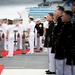 I MEF commanding general gives ceremonial remarks during NROTC San Diego commissioning ceremony