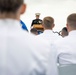 I MEF commanding general gives ceremonial remarks during NROTC San Diego commissioning ceremony