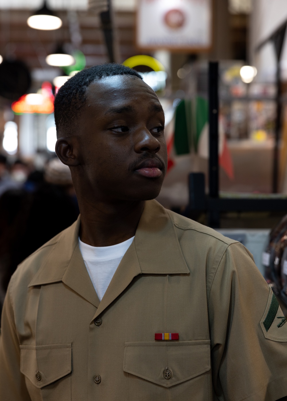 Marines visit Grand Central Market during LA Fleet Week