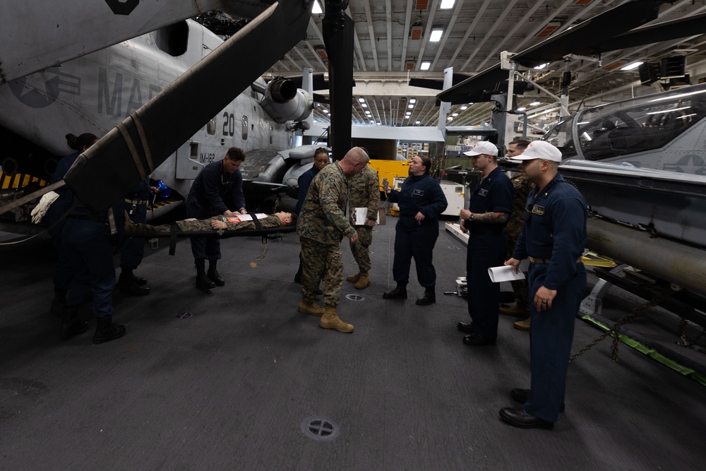 USS Bataan conducts general quarters