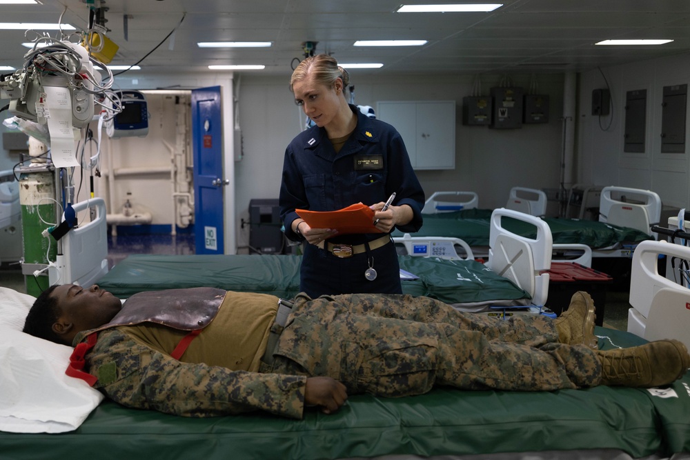 USS Bataan conducts general quarters