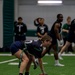 U.S. Marines and Sailors Compete in Flag Football