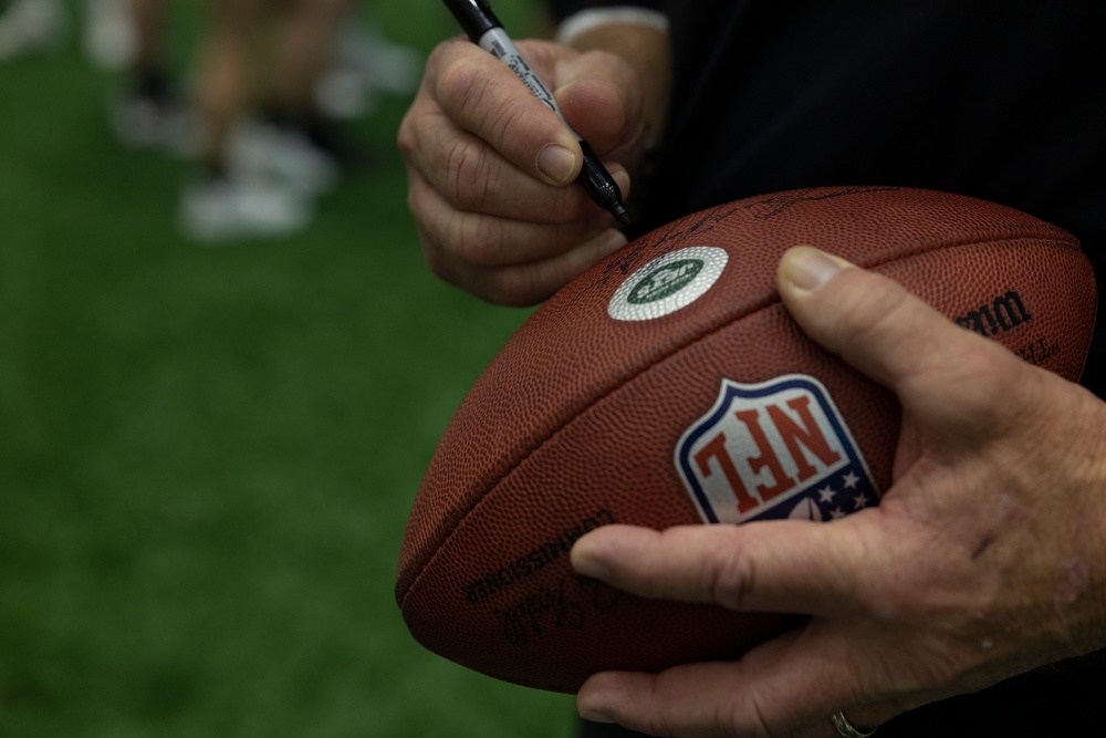 U.S. Marines and Sailors Compete in Flag Football