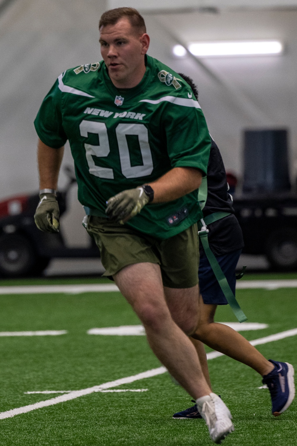 U.S. Marines and Sailors Compete in Flag Football