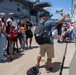 Navy Ceremonial Guard Performs for Wasp