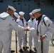 Navy Ceremonial Guard Performs for Wasp