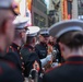 Quantico Marine Band performs at Times Square, New York during Fleet Week