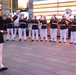 Quantico Marine Band performs at Times Square, New York during Fleet Week