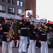 Quantico Marine Band performs at Times Square, New York during Fleet Week