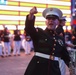 Quantico Marine Band performs at Times Square, New York during Fleet Week