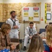 Sailors visit  Brea Olinda High School during Los Angeles Fleet Week.