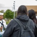 Sailors visit Brea Olinda High School during Los Angeles Fleet Week.