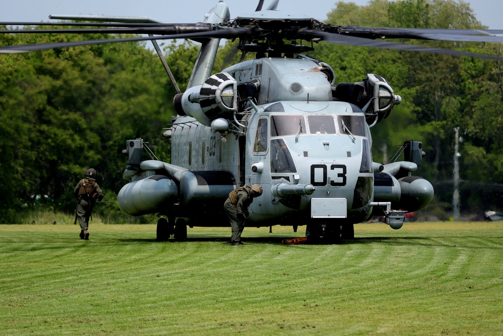 Hauppauge High School hosts Marines during Fleet Week 2023